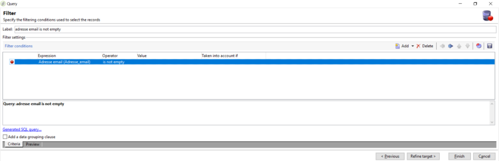 [Tutoriel] Fonctionnalités de base d’Adobe Campaign - Tableau 3
