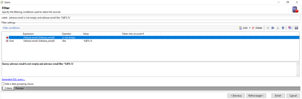 [Tutoriel] Fonctionnalités de base d’Adobe Campaign - Tableau 6